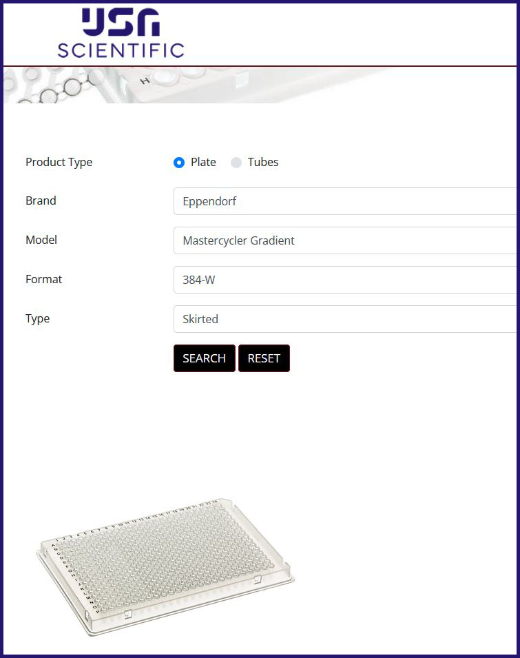 Link to PCR Selection tool
